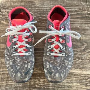 Nike Gray and Pink Athletic Shoes